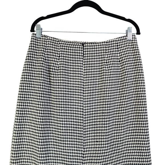 Talbots Womens Vintage Worsted Wool Gingham Skirt Size 12 Straight Knee Length - Picture 4 of 10